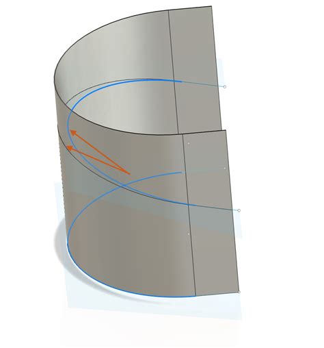 curved sheet metal part fusion|Creating a curved sheet metal part .